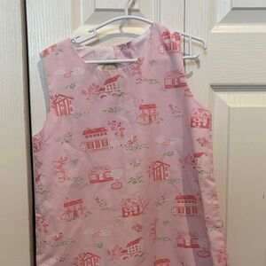 The Beaufort Bonnet Company Pink Toile Shift Dress